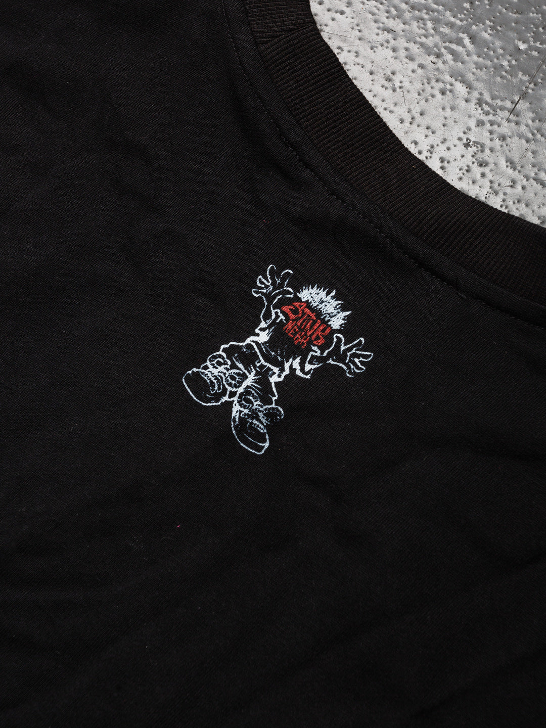 Hectic black tee
