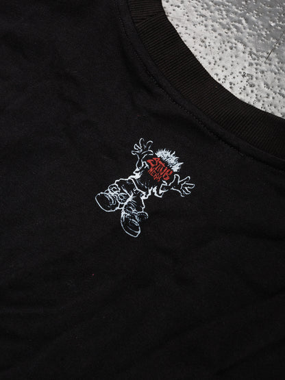 Hectic black tee