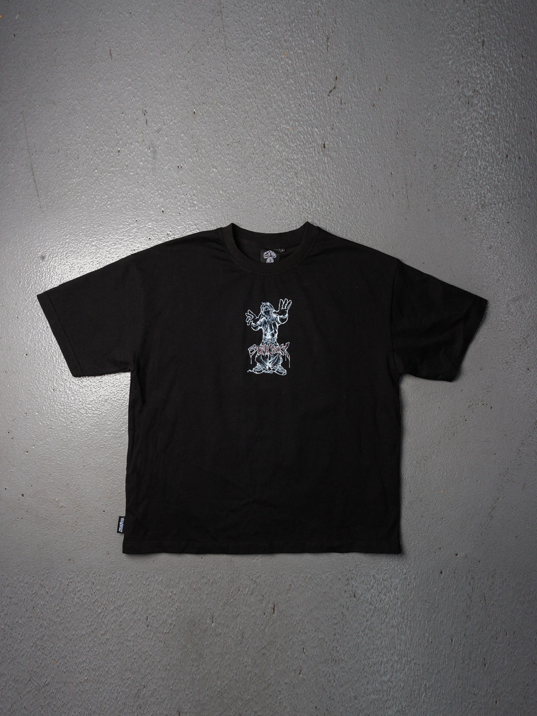 Hectic black tee
